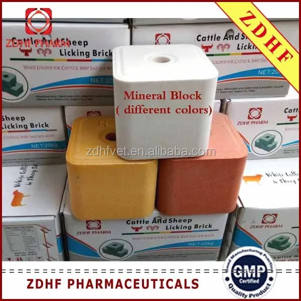 
Quality mineral salt blocks for cattle and sheep 