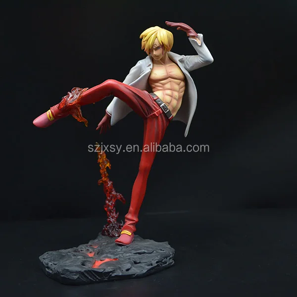 Hot Selling High Quality 38cm PVC GK One Piece Sanji Action Figure One Piece Figure Doll for Gift