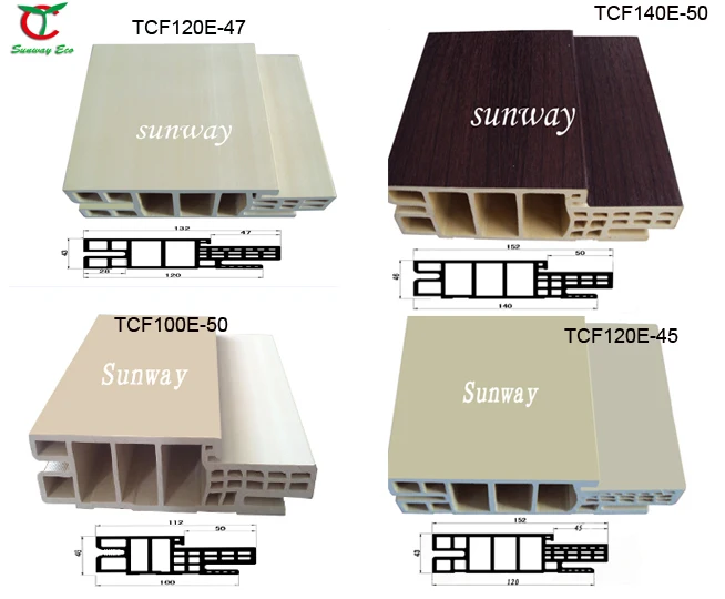 водонепроницаемый WPC дверная рама -E модели