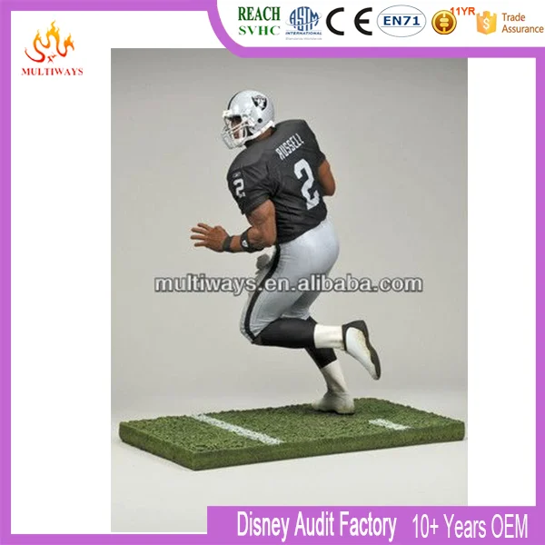 3D Custom PVC Plastic American football player Action Figure