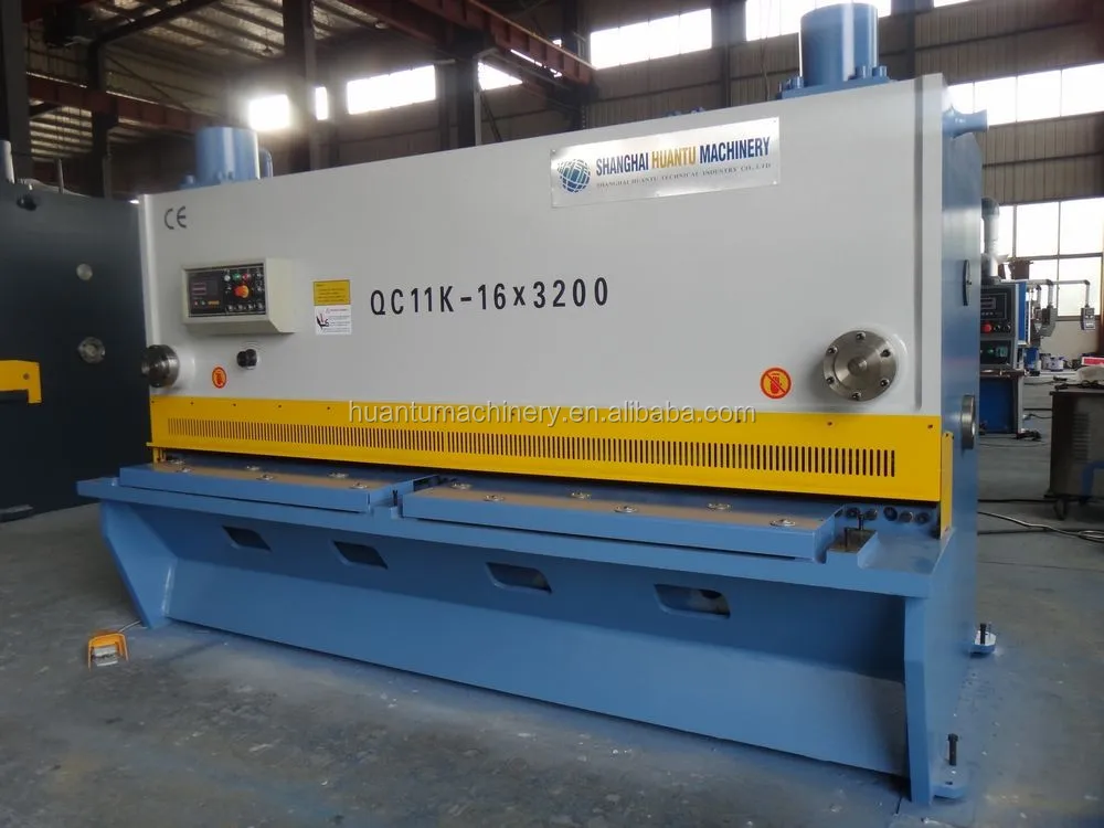 QC11Y Hydraulic hand sheet cutter , manual sheet metal cutting machine , bench shear