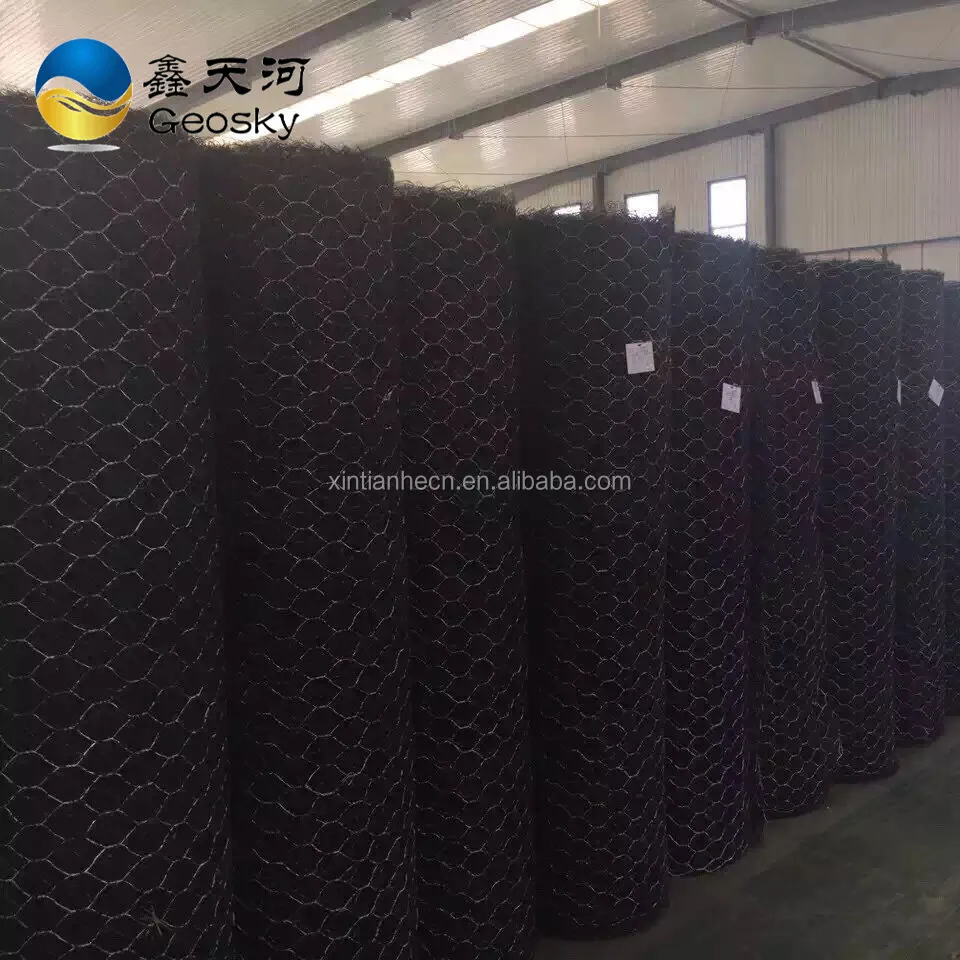 
3D Geomat EM2-EM5 geogrid composite for slope protection HDPE mesh 