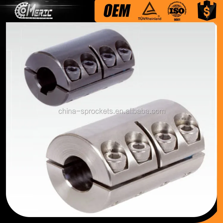 precision coupling shaft stainless steel / steel mate rigid shaft couplings