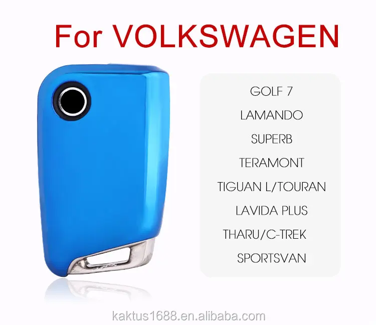 For volkswagen Golf 7 Lamando Superb Teramont Tiguan L Touran LAVIDA PLUS Car Key Case TPU protect Cover Carkey shell