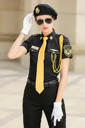 Дешевая Униформа охранника, костюм с черной рубашкой, женская униформа охранника на продажу