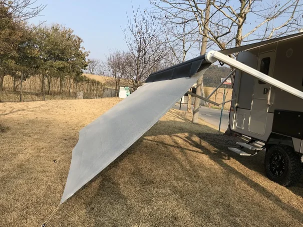 awning privacy screen end caravan