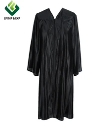Hot Sale Classic Shiny Church Clergy Choir Robe graduation down custom uniform