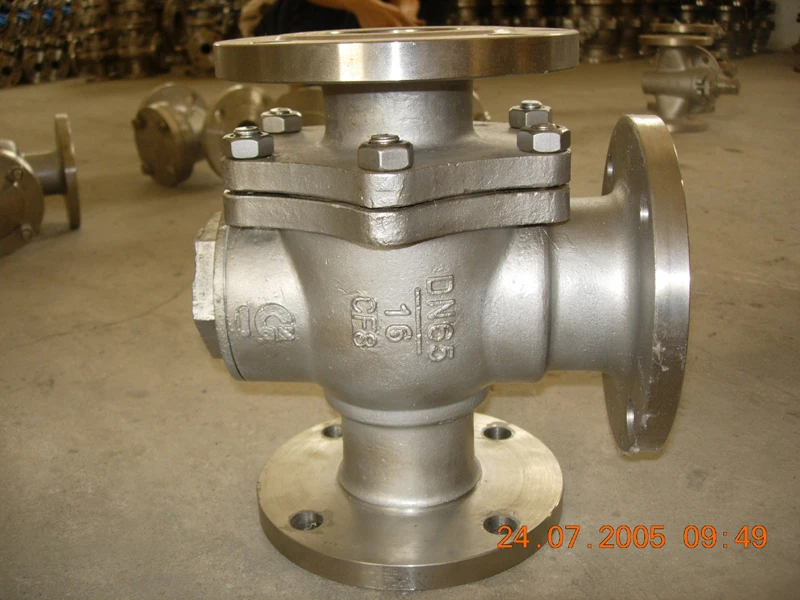 
WCB Three Way Floating Ball Valve 
