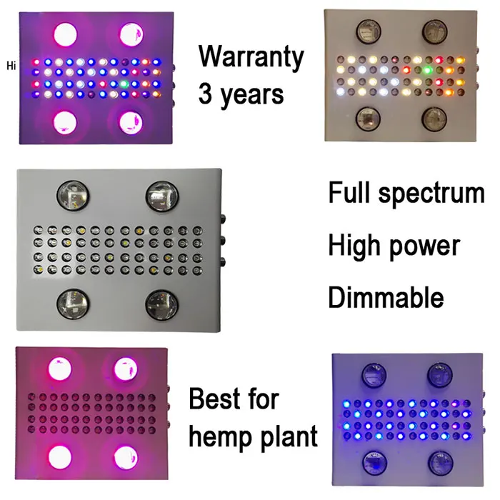 Запасная Светодиодная лампа для выращивания растений HPS/MH, 1000 Вт, чип 45 мил COB, полный спектр, crees cxb3590, лампа для выращивания растений