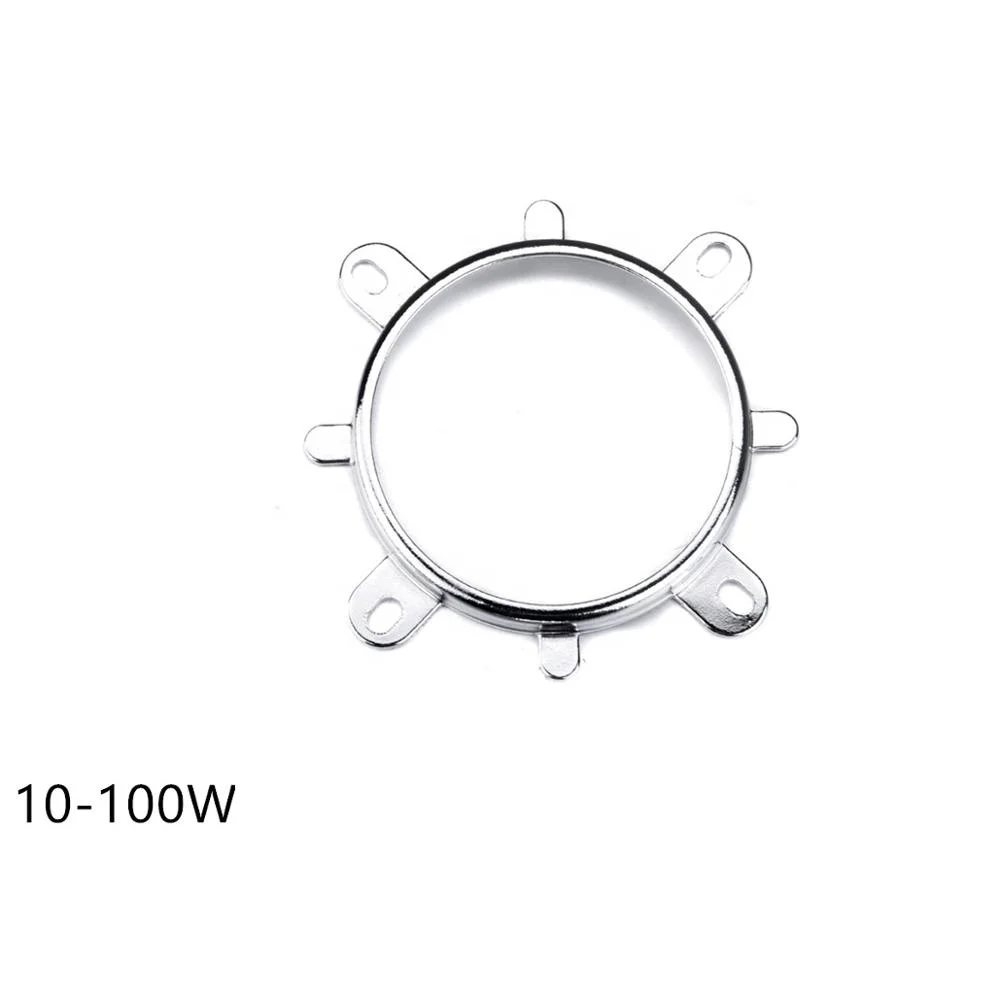 
60 degree / 90 / 120 degree 44mm 57mm 77mm cob lens with reflector for 5W 10W 30W 50W 100W LED 