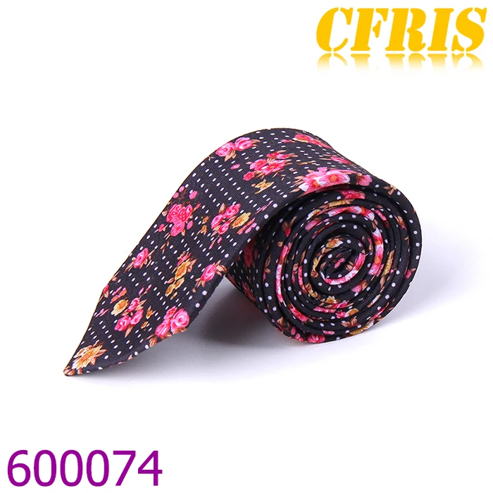 Модный хлопковый галстук с цветочным принтом для мужчин на заказ