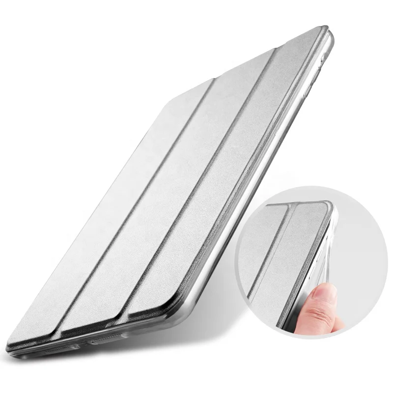 Transparent Hard PC+ Soft TPU edge tablet cover case for iPad 9.7 inch iPad 5 2017, iPad 6 2018