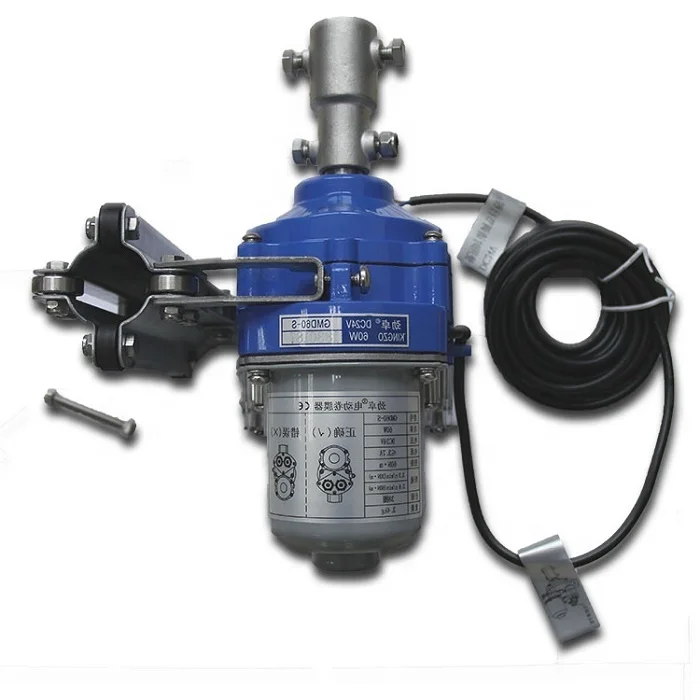 DC24V 60W Greenhouse Electric Roll Up Unit Motor with Guide Trolley and Control Box