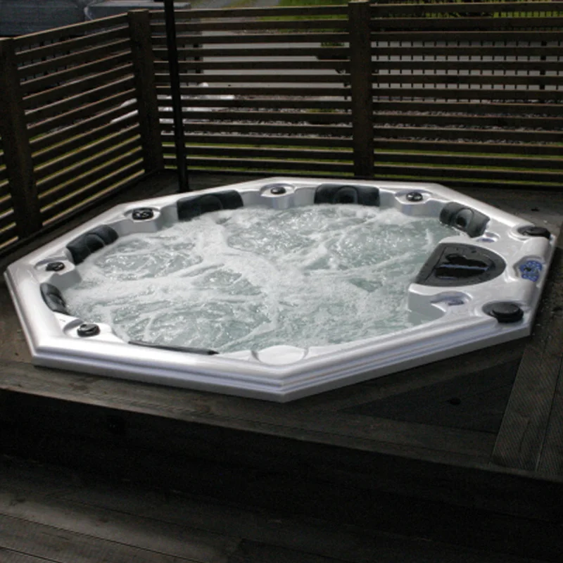 
8 persons octagonal outdoor whirlpool tub 