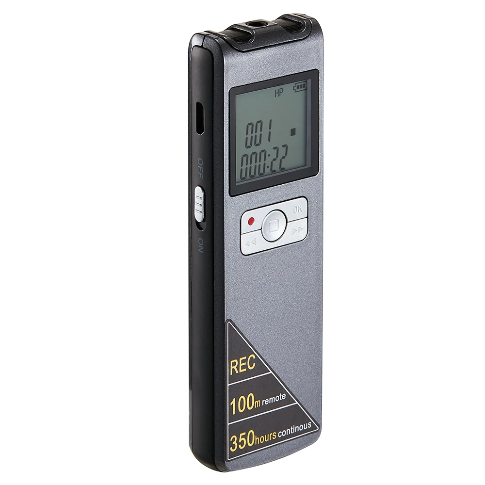 16GB Longest Battery Life Digital Voice Recorder HNSAT DVR-308
