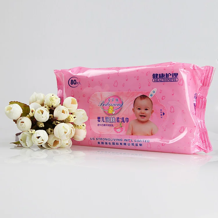 80Pcs Soft Wet Wipes for Babies Wholesale