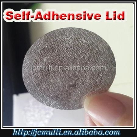 Оптовая продажа, самоклеящаяся крышка из фольги для кофейной капсулы nespresso