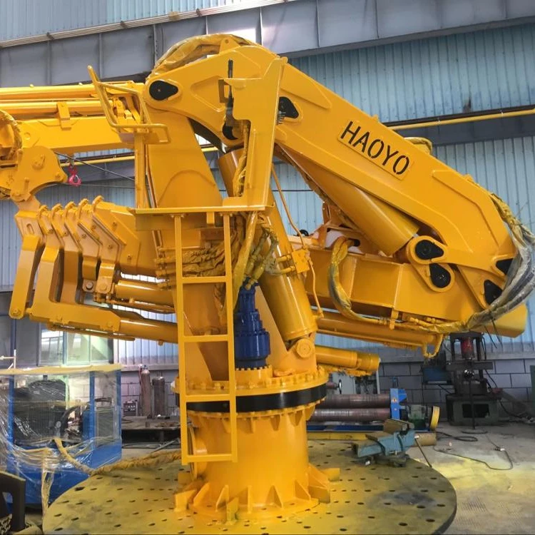 
ABS/CCS Certified Knuckle Boom Marine Crane For Fishing Commercial Navy Ship 