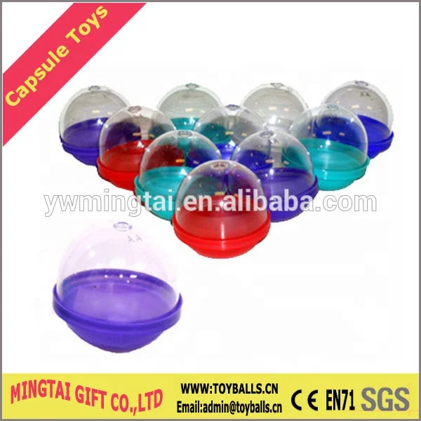 6.5CM Factory Hot Sell MIni Small Plastic Empty Capsules Ball Toys for Vending Machine