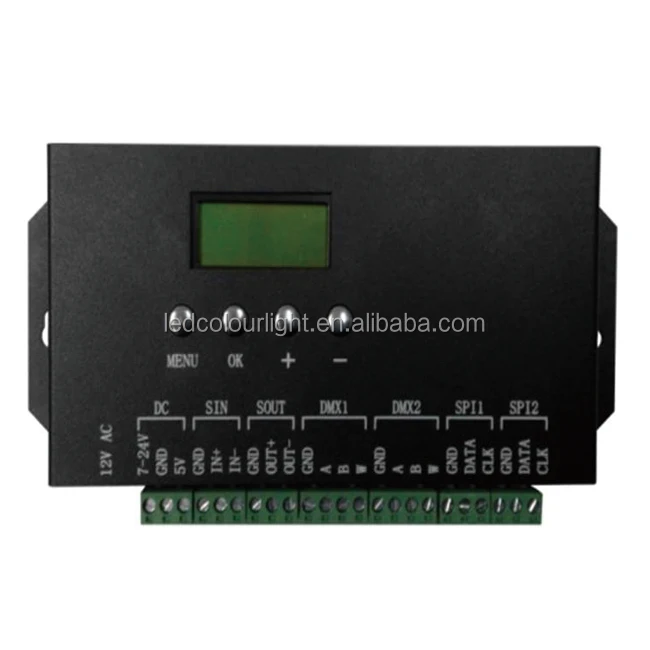 Ledcolourlight Wholesale DMX512 /SPI RGB LED SD card online controller