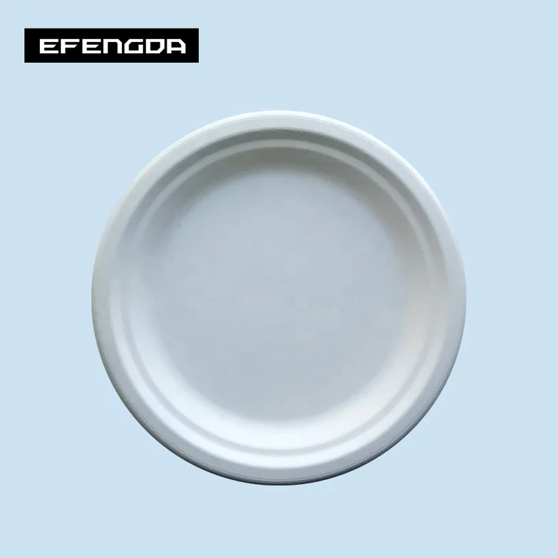Eco-Friendly biodegradable disposable sugarcane bagasse tableware plates bowls boxes cups
