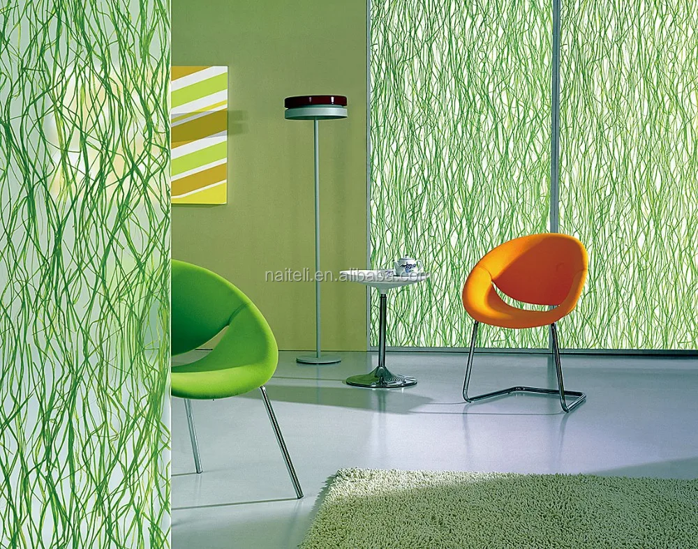 Eco-decorative Resin Translucent 3D Bamboo Wall Panel