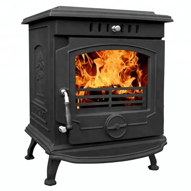 
12kw Cast Iron Enamel Coated Wood Burning Stoves With Water Jacket 