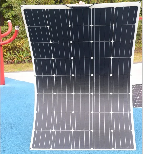 Solarparts 12v 180w 200w Monoctrystalline Cell Flexible Solar Panel Photovoltaic Module For Power Of RV Marine Boat