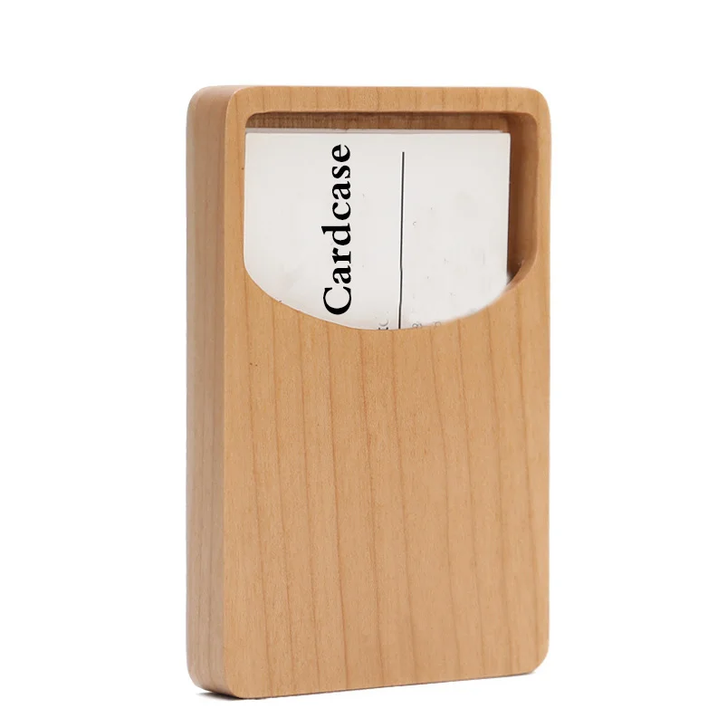 Handmade custom business card caseholder and wood card holder