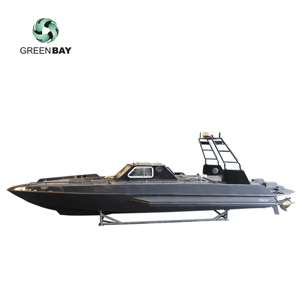 Autonomous navigationRC cockpit manual operation Unmanned high speed hydrographic Survey vessel 10.3m boat