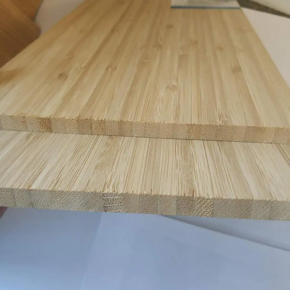 Carbonized 1 ply vertical solid bamboo panel