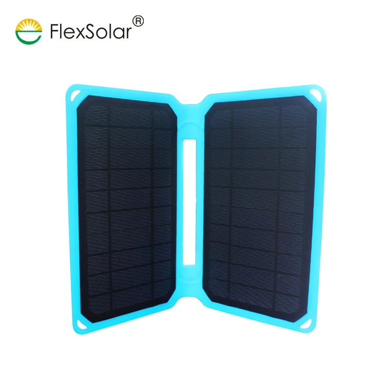 Professional Manufacture Cheap Emergency ETFE foldable solar power 10 Watt Solar Panel Charger