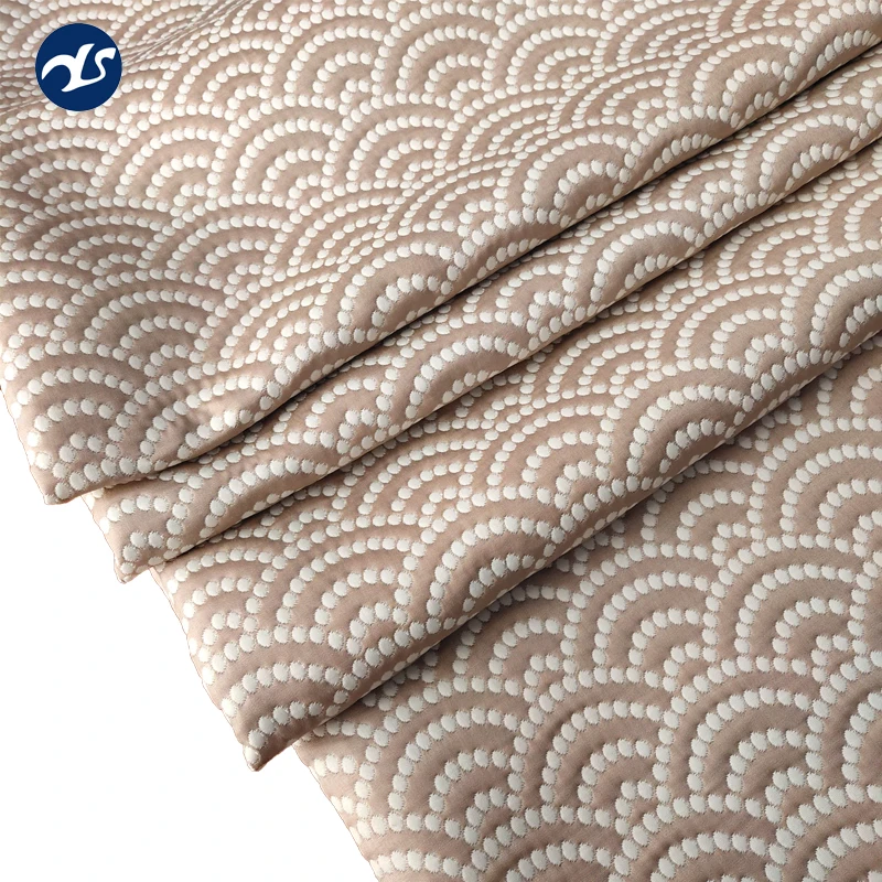 Cheap Price Polyester Textile Dobby Jacquard Fabric For Home