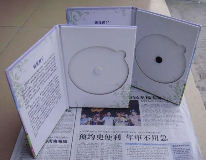 CD DVD paper box container packaging cd box set