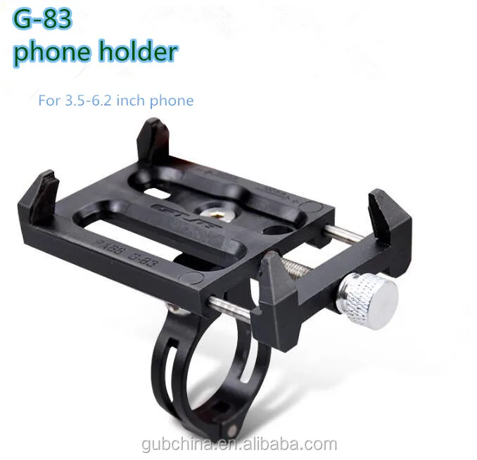 GUB G-83 Universal Bicycle Bike 3.5-6.2 inch Phone Holder Mount Bracket For Smart Mobile Cellphone Handlebar Clip Stand