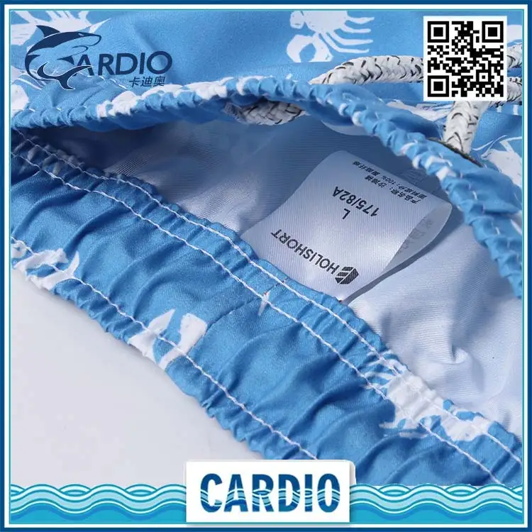 
52% polyester 45% cotton 3% spandex crab print toddler boys kids shorts pool boy shorts 