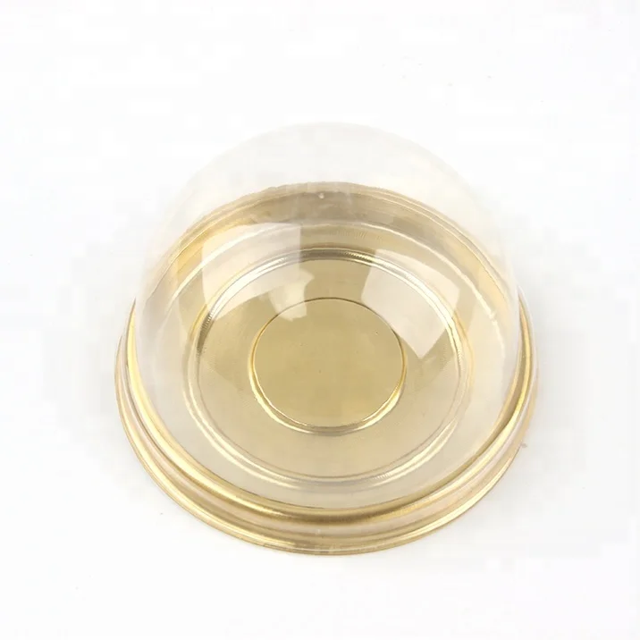 Прозрачные пластиковые купольные контейнеры для тортов, размер под заказ