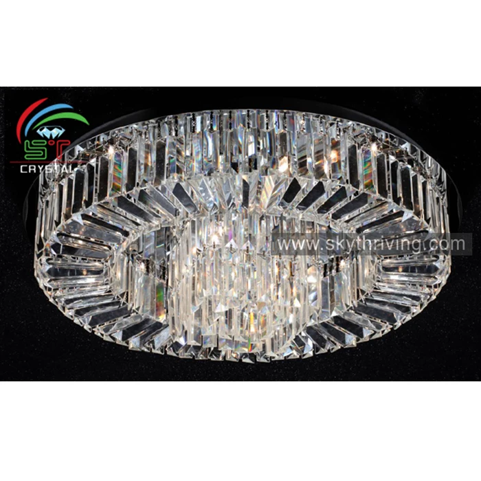 Modern Contemporary Crystal Pendant Light LED Ceiling Lamp Chandelier