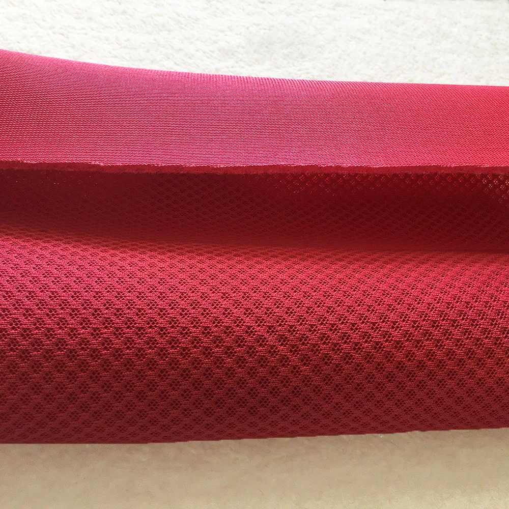 Hot sale breathable honeycomb  knitted fabric sandwich mesh fabric 3d knitted air mesh fabric with spacer for sport shoes