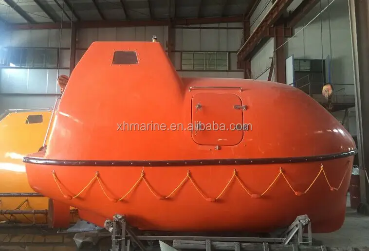 RMRS Approved Fire-Resistant 20 Persons  Free Fall Lifeboats With Davit