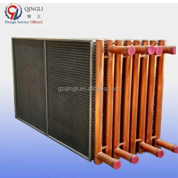 Copper Fin Tube Heat Recycle Machine Air Conditioner Radiator