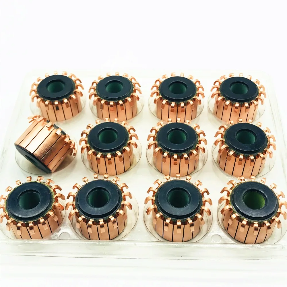 motor groove commutator for power tools