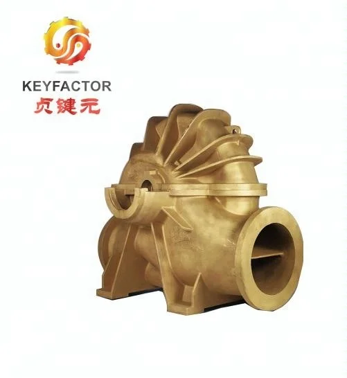 
China manufacturer brass investment casting foundry pump body 