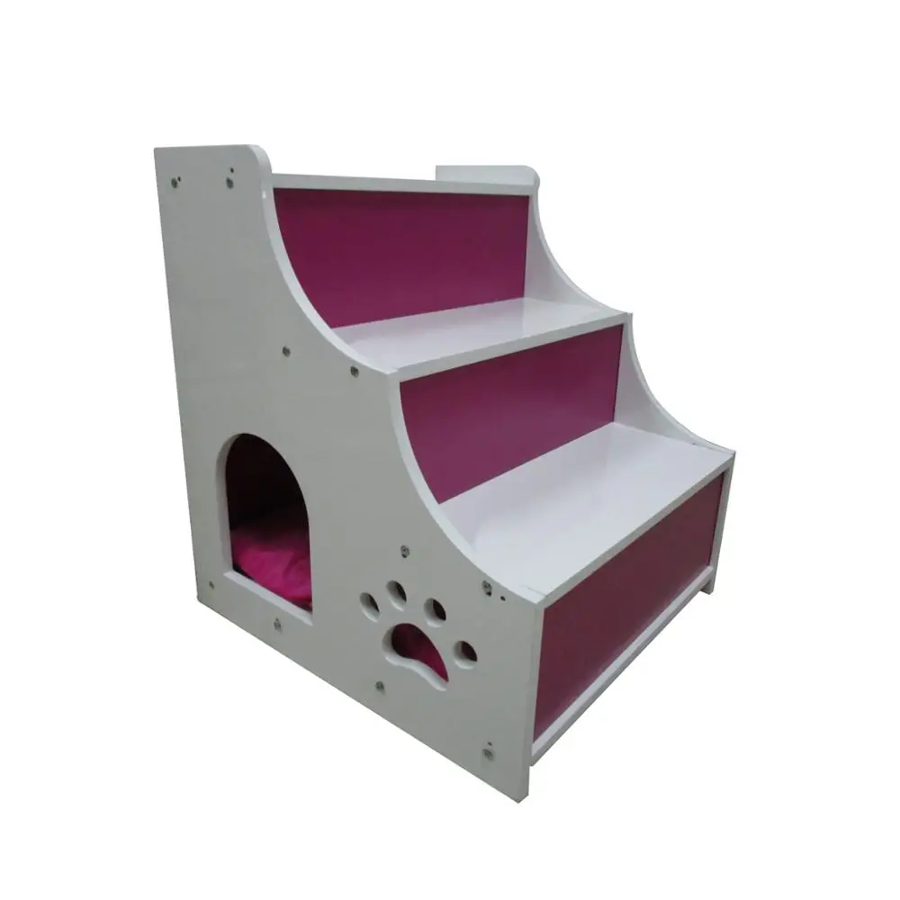 
Cat Dog Bed Step Ladder 3-Layer for Pets Stairs 