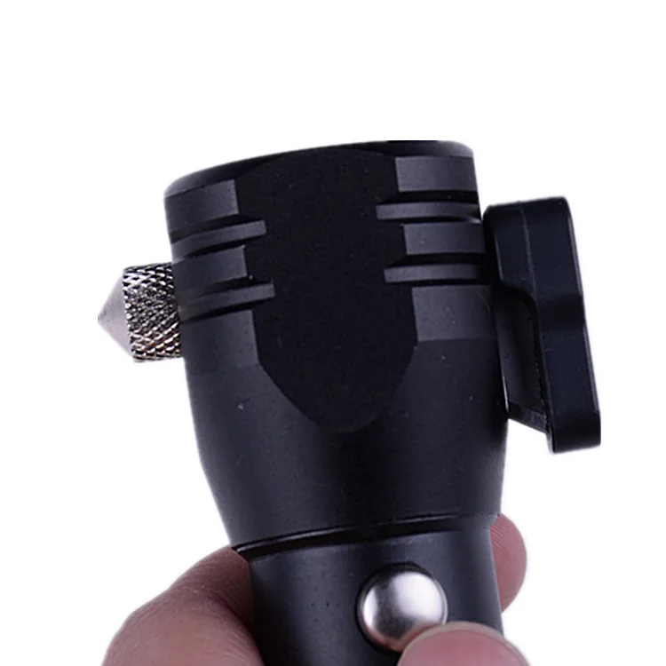 Windows breaker Safety Hammer Car emergency 18650 Rechargeable Torch light,Swat Tactical Led Self defense Flashlight