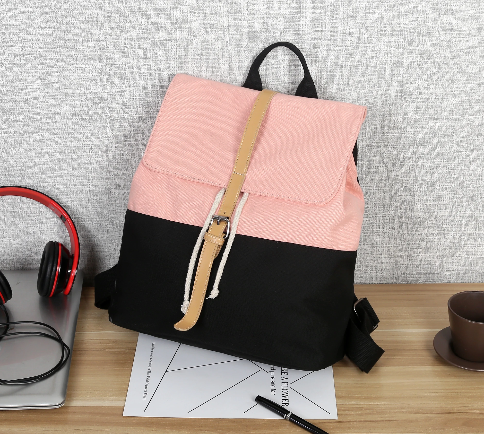 New fashion girls colorful bookbag day bagpack knapsack rucksack school backpack