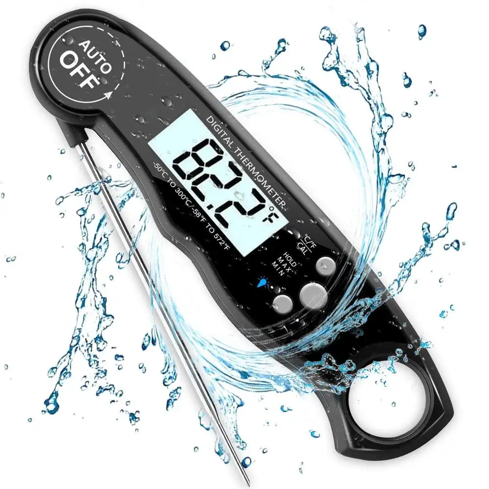Factory Hot Sale Professional Waterproof Digital Meat Thermometer with Digital Probe Oven Thermometer