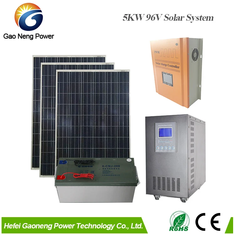
portable 5kw free solar energy magnetic generator with gel battery 