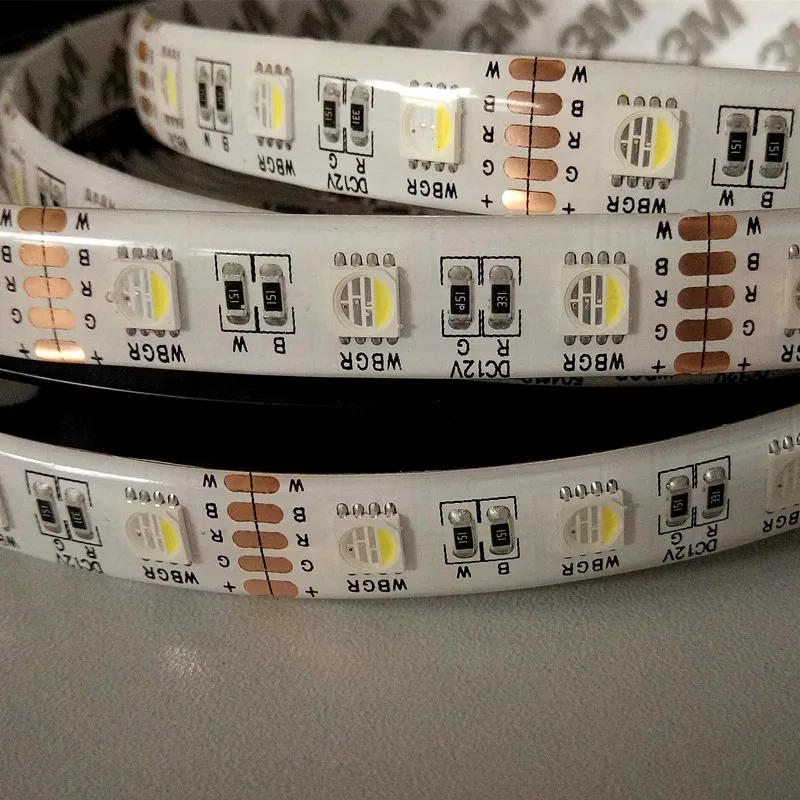 5050 led strip light 60led/M DC12V 24V ip65waterproof CRI80 rgbww led flexible strip