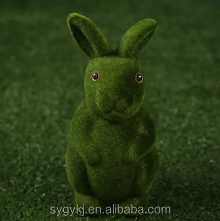 
A set of animals green preserved mass for garden 